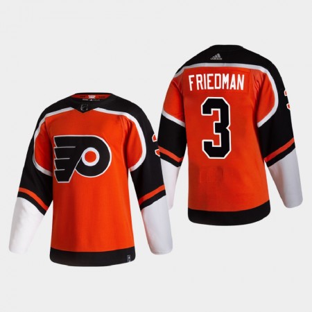 Herren Eishockey Philadelphia Flyers Trikot Mark Friedman 3 2020-21 Reverse Retro Authentic